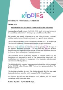 Drip Kiddies Republic Statement