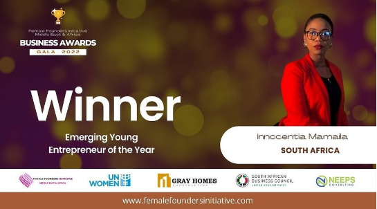 Emerging young entrepreneur of the year award