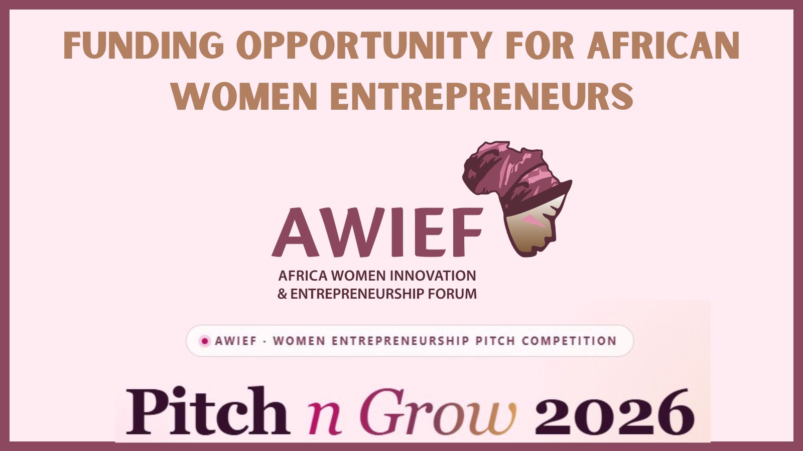 AWIEF Pitch n Grow 2026